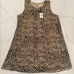 Woman’s leopard print swing dress